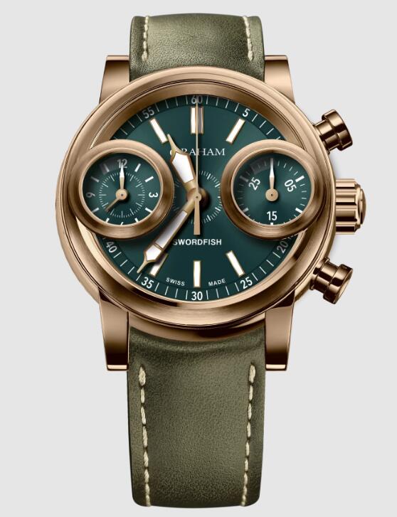 Review Replica Watch Graham SWORDFISH BRONZE GREEN 2SXAK.G01A.K137T